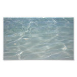 Caribbean Water Abstract Blue Nature Photo Print