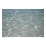 Caribbean Water Abstract Blue Nature Photo Print