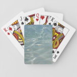 Caribbean Water Abstract Blue Nature Playing Cards