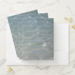 Caribbean Water Abstract Blue Nature Pocket Folder