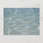 Caribbean Water Abstract Blue Nature Postcard