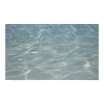 Caribbean Water Abstract Blue Nature Poster