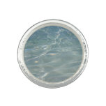 Caribbean Water Abstract Blue Nature Ring