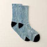 Caribbean Water Abstract Blue Nature Socks