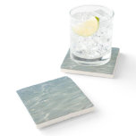 Caribbean Water Abstract Blue Nature Stone Coaster