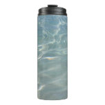 Caribbean Water Abstract Blue Nature Thermal Tumbler