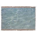 Caribbean Water Abstract Blue Nature Throw Blanket