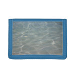 Caribbean Water Abstract Blue Nature Trifold Wallet