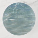 Caribbean Water Abstract Blue Nature Trinket Tray
