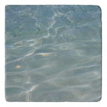 Caribbean Water Abstract Blue Nature Trivet