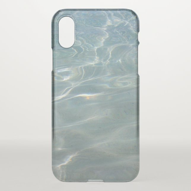 Caribbean Water Abstract Blue Nature Uncommon iPhone Case (Back)