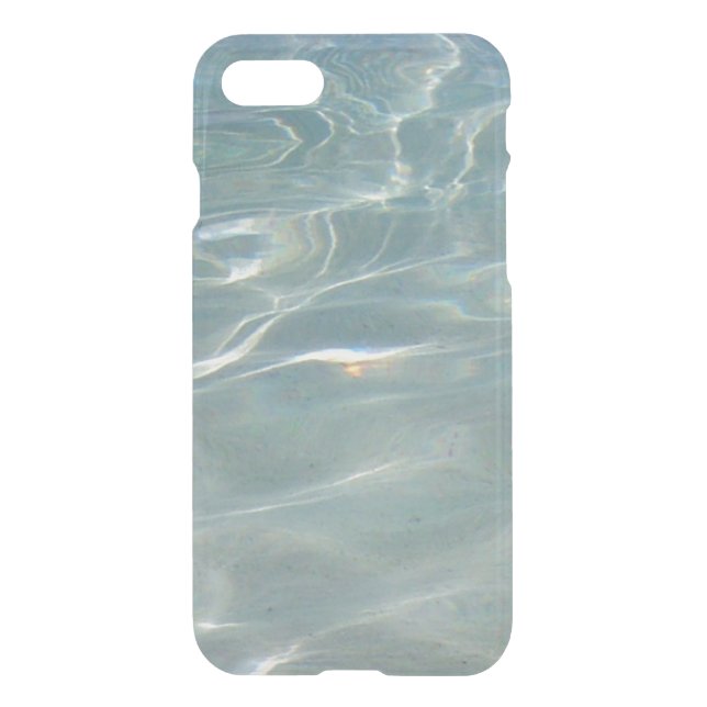 Caribbean Water Abstract Blue Nature Uncommon iPhone Case (Back)