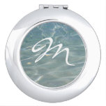 Caribbean Water Abstract Blue Nature Vanity Mirror