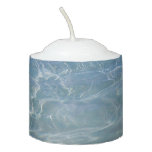 Caribbean Water Abstract Blue Nature Votive Candle