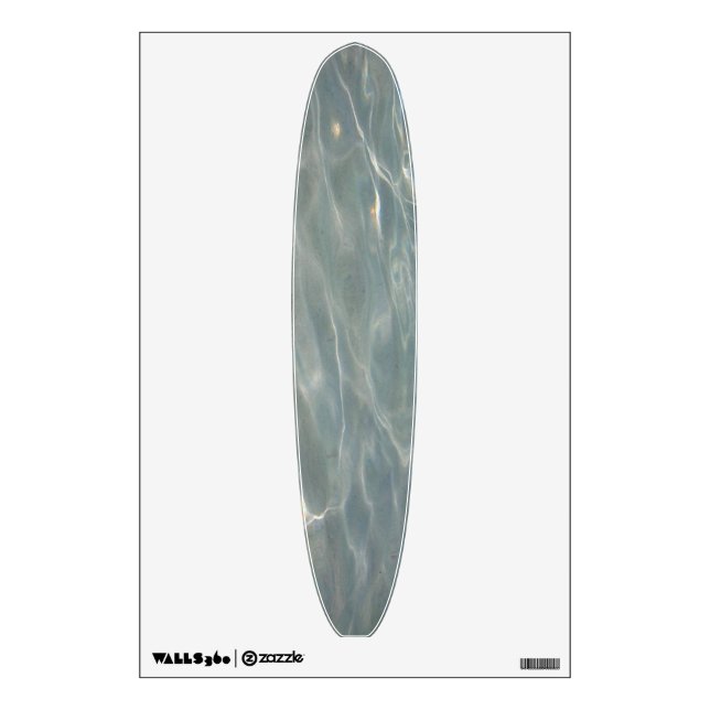 Caribbean Water Abstract Blue Nature Wall Decal (Front)