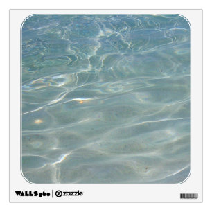 Caribbean Water Abstract Blue Nature Wall Sticker