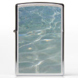 Caribbean Water Abstract Blue Nature Zippo Lighter