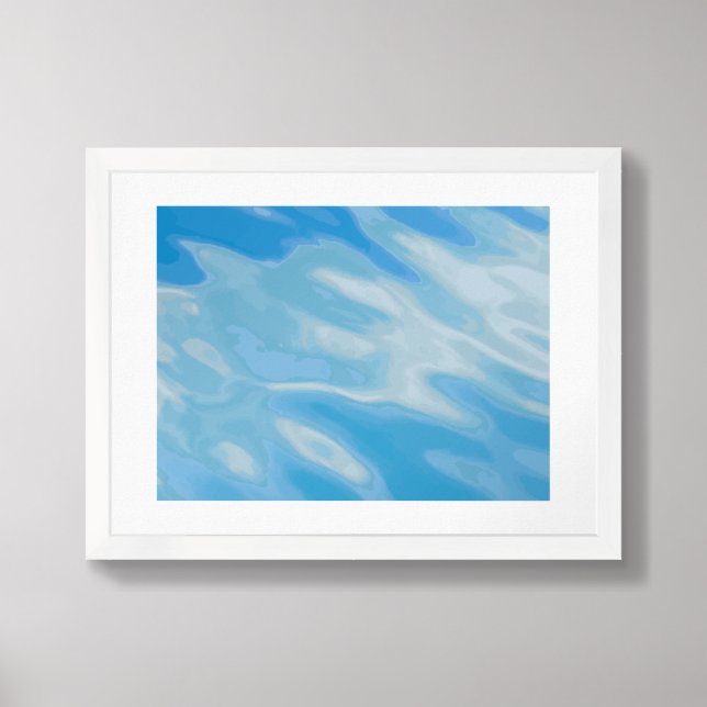 Caribbean Waters Framed Art (Framed Front)