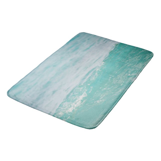 Caribbean Zen Ocean #1 #tropical #wall #decor #art Bath Mat (Angled)
