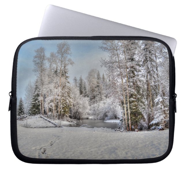 Cariboo Nature Landscape Mousemat Design Laptop Sleeve (Front)