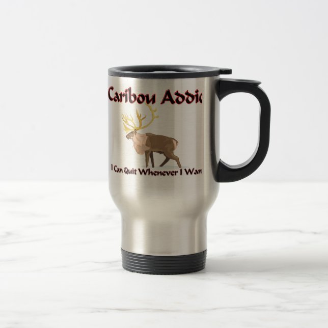 Caribou Addict Travel Mug (Right)