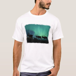 Caribou and Northern Lights T-Shirt