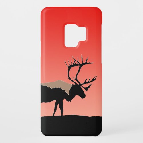 Caribou at Sunset  _ Original Wildlife Art Case_Mate Samsung Galaxy S9 Case