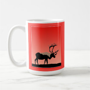 Caribou at Sunset - Original Wildlife Art Coffee Mug