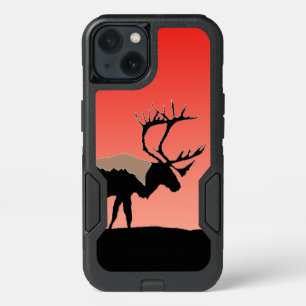 Caribou at Sunset - Original Wildlife Art iPhone 13 Case