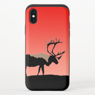 Caribou at Sunset - Original Wildlife Art iPhone X Slider Case