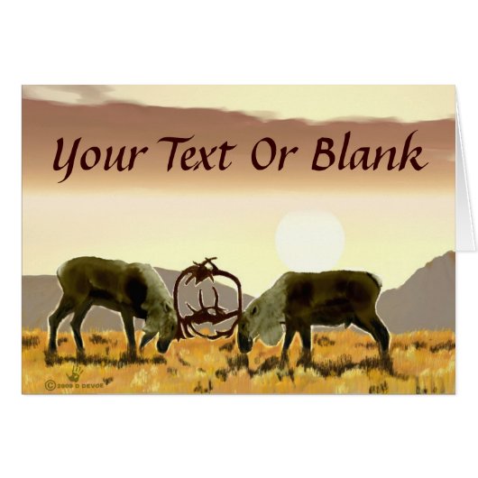 Caribou Duel (Front Horizontal)
