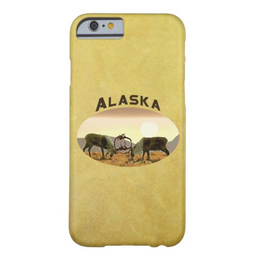 Caribou Duel _ Alaska Barely There iPhone 6 Case