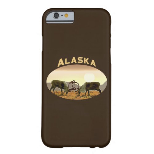 Caribou Duel _ Alaska Barely There iPhone 6 Case