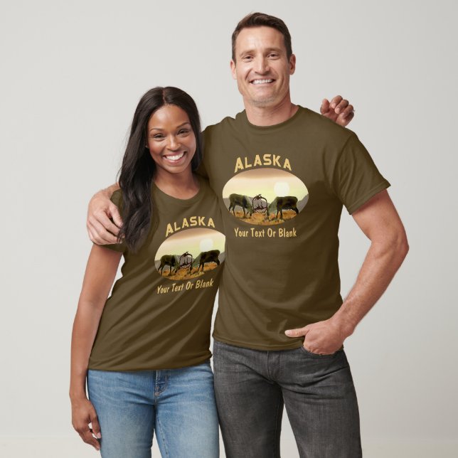 Caribou Duel - Alaska T-Shirt (Unisex)