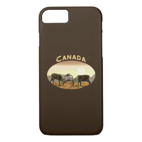 Caribou Duel _ Canada iPhone 87 Case