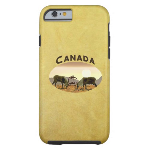 Caribou Duel _ Canada Tough iPhone 6 Case