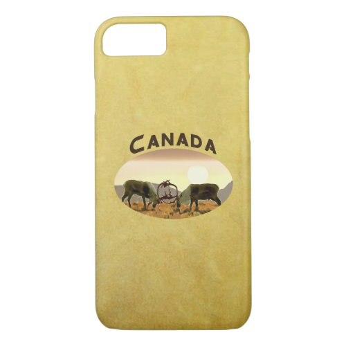 Caribou Duel _ Canada iPhone 87 Case