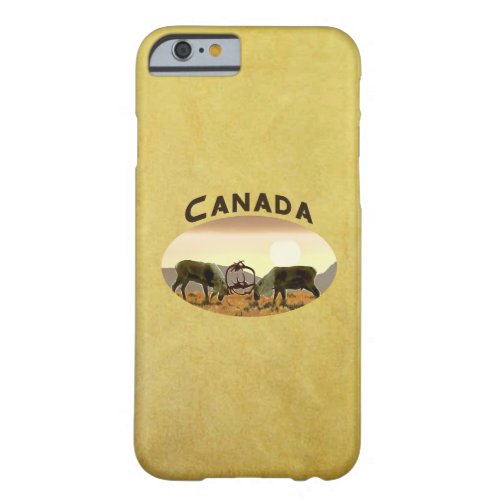 Caribou Duel _ Canada Barely There iPhone 6 Case