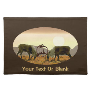 Caribou Duel Cloth Placemat