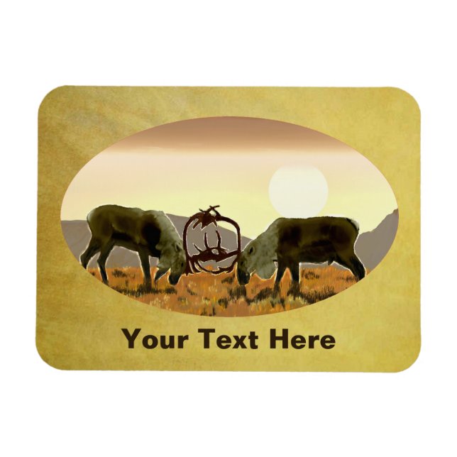 Caribou Duel Magnet (Horizontal)