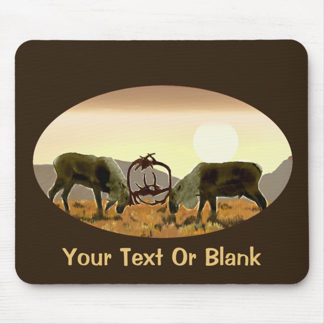 Caribou Duel Mouse Pad (Front)