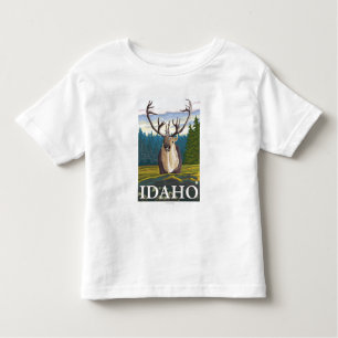 Caribou in the Wild - Idaho Toddler T-shirt