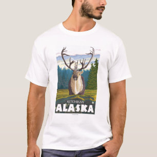 Caribou in the Wild - Ketchikan, Alaska T-Shirt