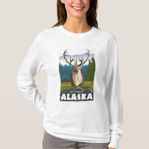 Caribou in the Wild - Ketchikan, Alaska T-Shirt