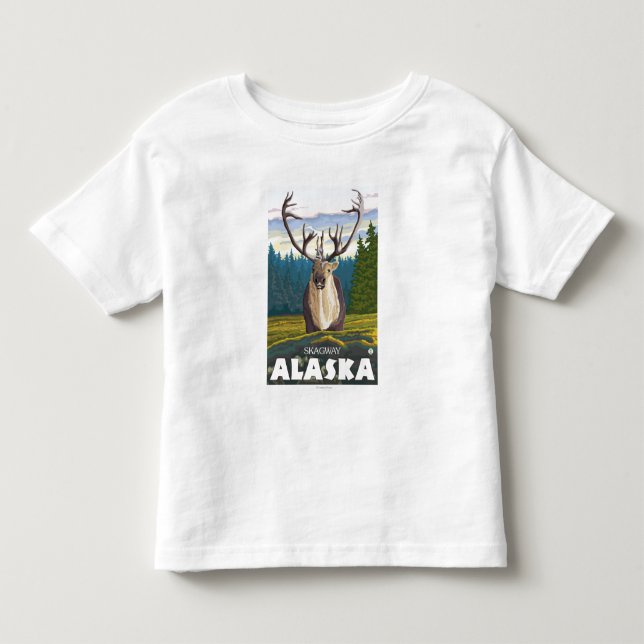 Caribou in the Wild - Skagway, Alaska Toddler T-shirt (Front)