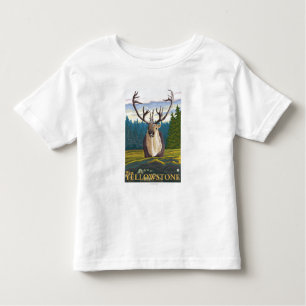 Caribou in the Wild - West Yellowstone, MT Toddler T-shirt