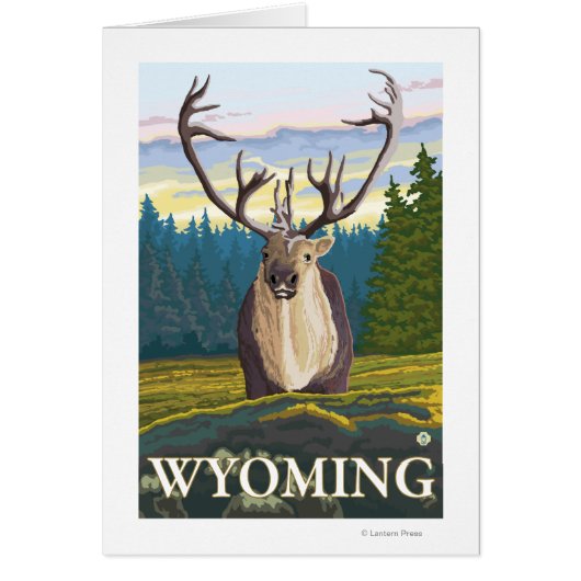 Caribou in the Wild - Wyoming (Front)