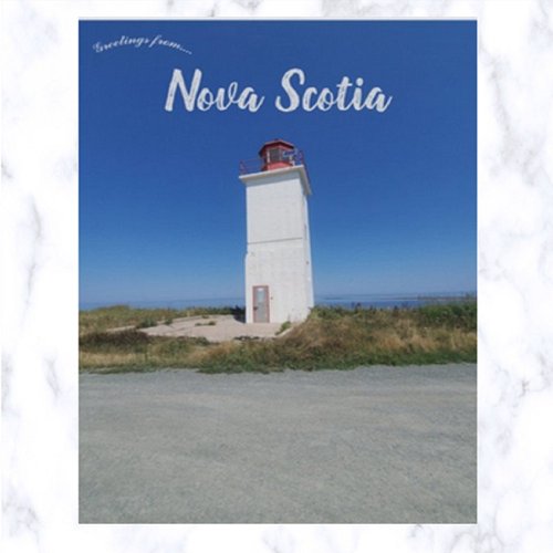 Caribou Lighthouse Nova Scotia Postcard
