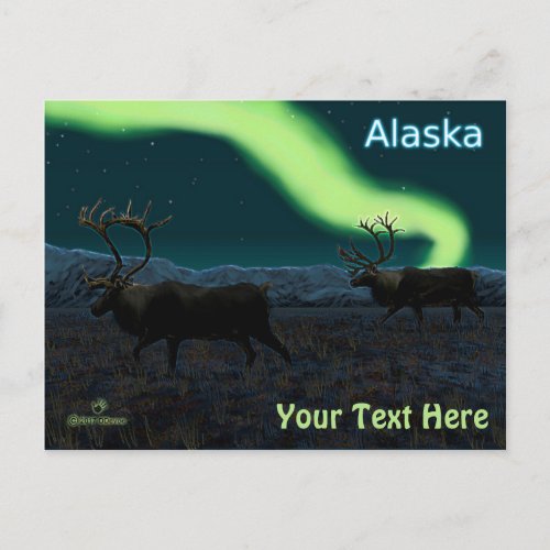 Caribou _ Long March Postcard