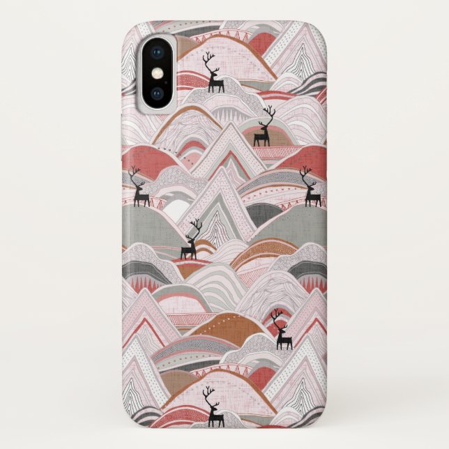 caribou mountains sienna Case-Mate iPhone case (Back)